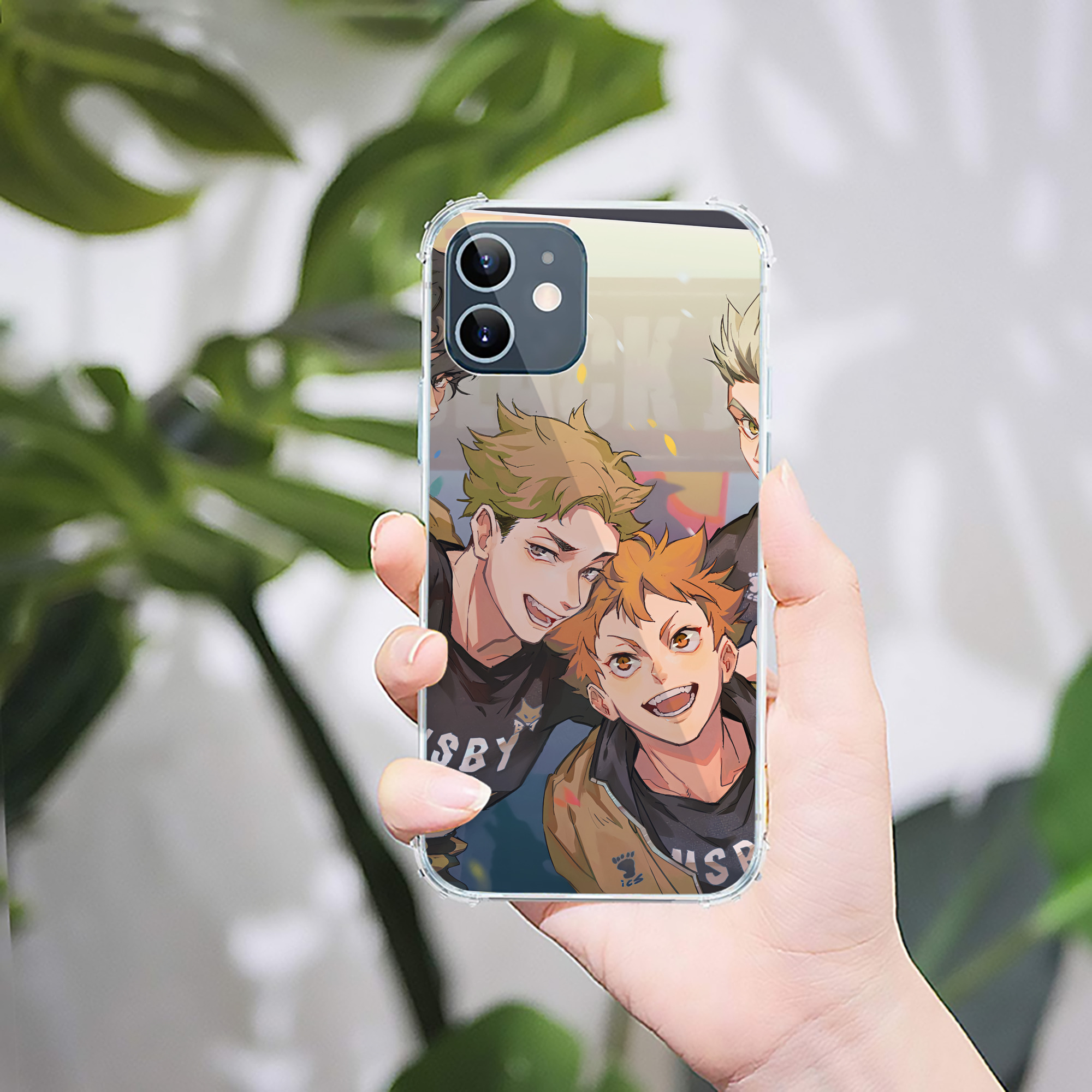 （画像用） ハイキュー!! Haikyu!! 【iPhone 12シリーズ対応】透明スマホケース（クリアソフトケース）